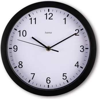 Hama Laikrodis ścienny Elba 25cm Juodas
