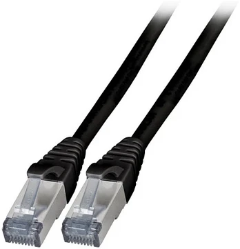 Efb Elektronik EFB RJ45 Patchkabel Cat.6A S/FTP TPE, 6KV juodas 2m