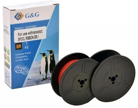 G&G Farbband ers Gruppe 1SR/ Gr.1SR Juodas/Rot
