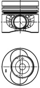 KS 40 683 600 Piston kaina
