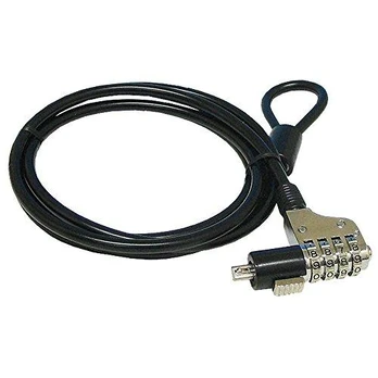 Locking cable Notebook Deltaco 6mm, 1.8m cylinder / SH-5B