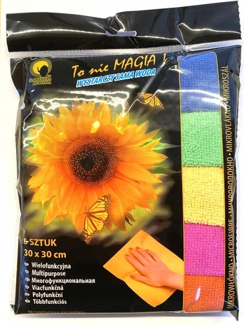 Hemar Mikropluošto šluostės 30cmx30cm 5vnt