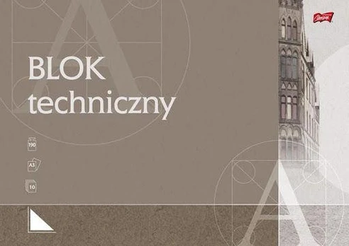Unipap techninis blokas A3 10k baltas
