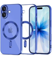 Mėlynas (Shine) / skaidrus dėklas Apple iPhone 17 telefonui "Tech-Protect MagFlex Magsafe"