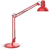 LED rašomojo stalo lempa MAULstudy, raudona, plienas, 49 cm, E27