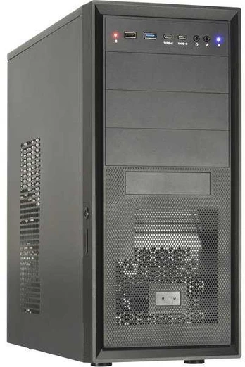 Inter-Tech IT-8862 Plaid, Tower-case - juodas, Abschliebar