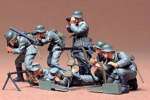 Tamiya - German Machine Gun Troops, 1/35, 35038