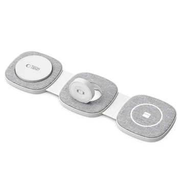 Tech-Protect wireless charger A32 3in1 Magnetic MagSafe QI15W, grey