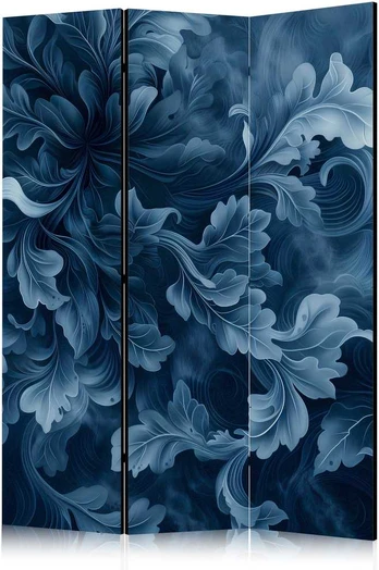 Artgeist Pertvara - Abstract Ornaments - Dark Mėlyna Victorian Leaves