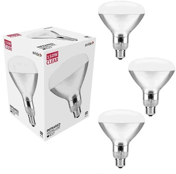 Infraraudonųjų spindulių lempa Avide 150W E27 3vnt