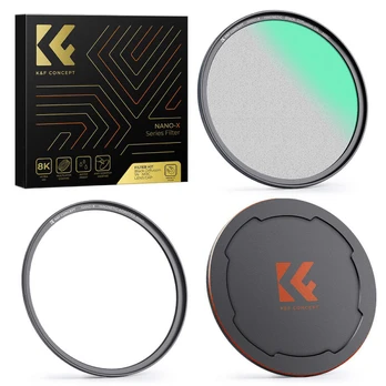 Kampf K&F Concept Nano-X MRC Juodas Mist 1/4 - 72 mm magnetic diffusion filter