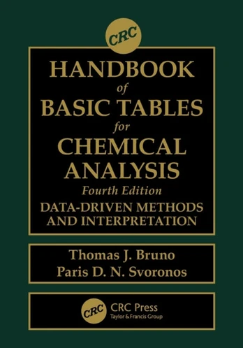 CRC Handbook of Basic Tables for Chemical Analysis