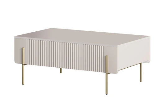 Coffee Table Malmi - Cashmere / Gold Legs