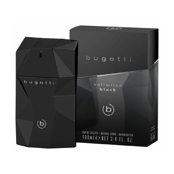 BUGATTI UNLIMITED BLACK tualetinis vanduo, 100 ml