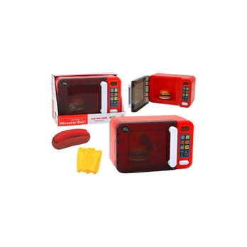 Lean Microwave Oven Toy Microwave Raudona Accessories