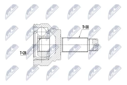 PASCAL G1B019PC CV Joint kaina
