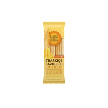 Traškios lazdelės su sūriu SAULĖS GRŪDAS, 125 g