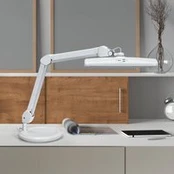 MAUL LED Arbeitsplatzleuchte Intro dimmbar+Standfuß baltas