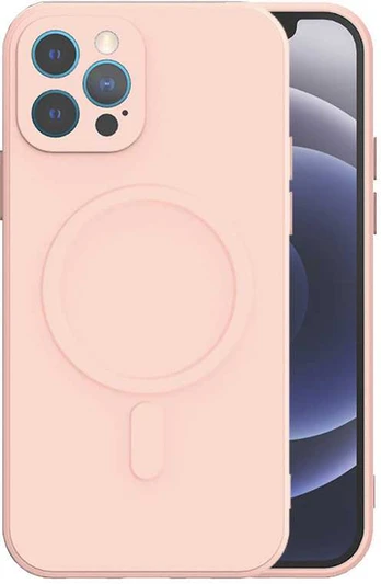 Tel Protect MagSilicone dėklas skirtas Apple iPhone 13 Pro Max Lightrožinės spalvos