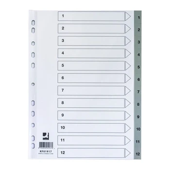 Skiriamieji lapai PP A4 1-12