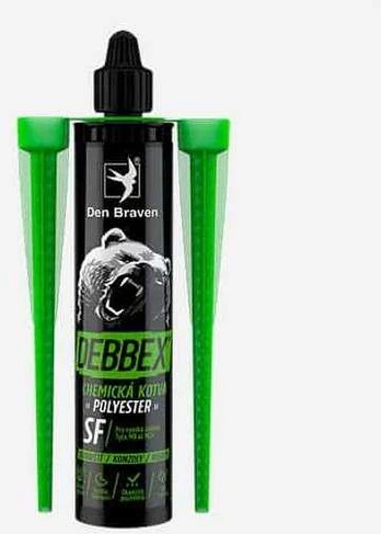 Den Braven Chemical anchor polyester 280ml Debbex SF