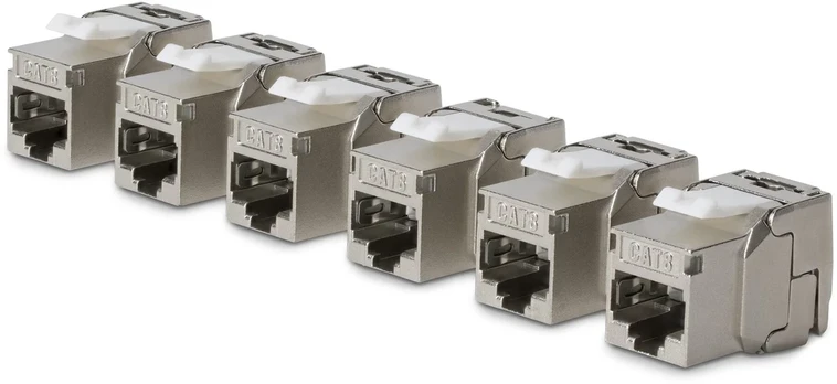 StarTech CAT8 keystone jack 6-pack (C8KEYSTP1806PK)