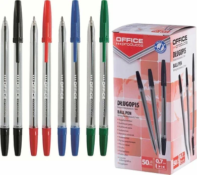 Office Products Klasikinis mėlynas rašiklis, 10 vnt.