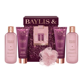 Baylis & Harding Wild Cherry & Vanilla Body Care Gift Set 5 pcs.