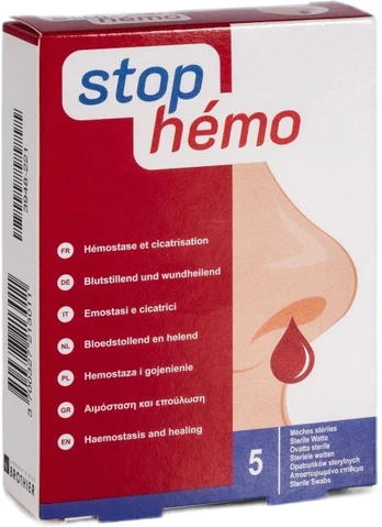 STOP HEMO kraujavimo stabdymo tamponai, 5 vnt.