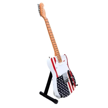 Rankų darbo mahagoninė mini gitara, Bruce Springsteen stilius 1:4