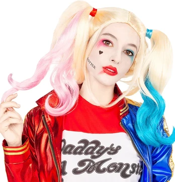 Harley Quinn perukas – „Savižudžių būrys“ (Suicide Squad)