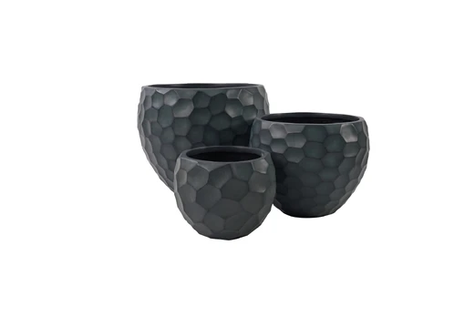 Vazonas Domoletti LT13897-1S, keramika/molis, Ø 30 cm, žalias