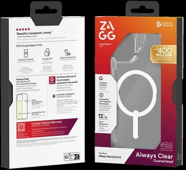 Dėklas ZAGG Protection Bundle for iPhone 16e: Case with MagSafe and Screen Protector