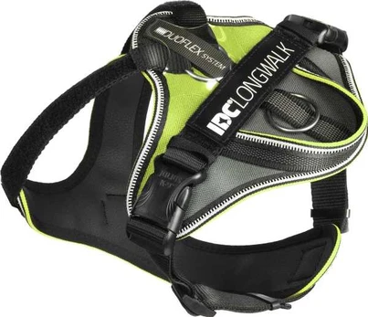 Julius-K9 K9 IDC Longwalk sele - neon-grå, XL-long