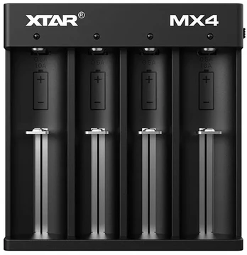 Ličio jonų ir Ni-MH akumuliatorių įkroviklis XTAR MX4