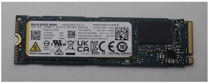 Lenovo 512GB M.2 2280 PCIe 4.0 SSD