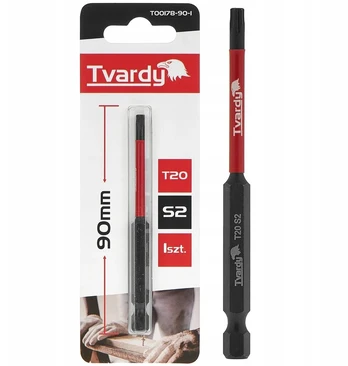 Tvardy smūginis antgalis Torx T20, 90mm, plienas S2