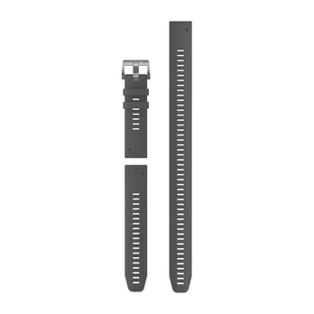 Acc, Descent, 22mm, 3-pc, Silicone Dive Band, Slate Gray