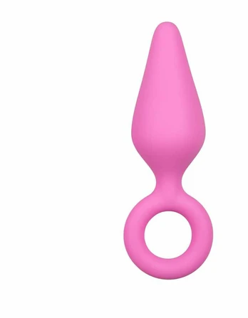 EasyToys Pointy Plug Silicone Tapered Model, Juodas, Size S