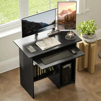 Rašomasis stalas Homcom 80x45x75cm., juodos spalvos