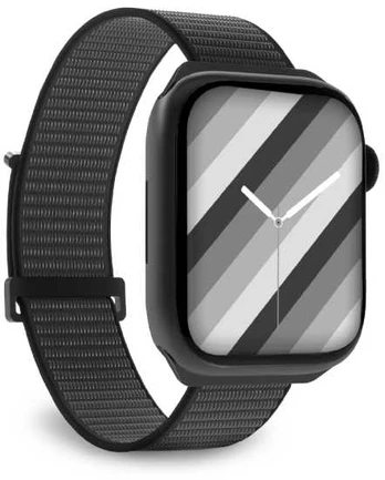 Laikiklis SBS nylon urrem til Apple Watch 38/40/41mm. Sort
