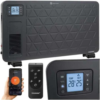 Elektrinis konvektorinis šildytuvas radiatorius, 2300 W, juodas 26403