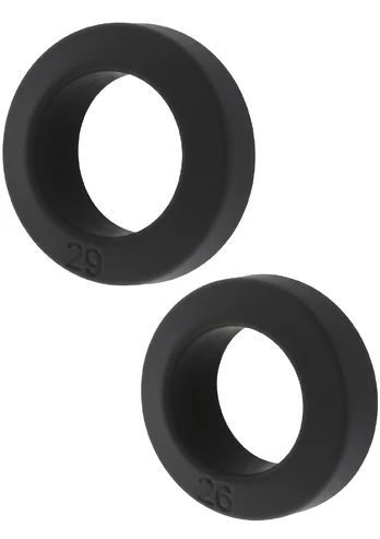 Double Stackers C-Rings Set M Silicone 2 pcs - Medium Flexible Rings