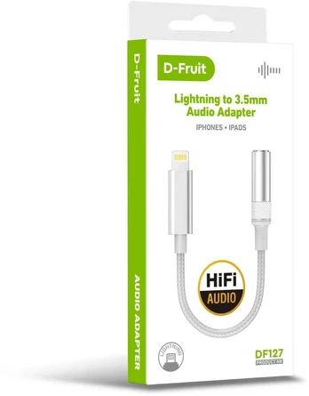 D-Fruit adapter Lighting - 3,5mm DF127