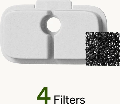Petlibro - 4-Pack Filters for Dockstream RFID Smart Cat Water Fountain