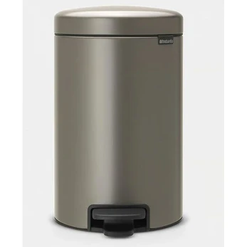 Šiukšlių dėžė NEWICON 12L, platinum, 113628