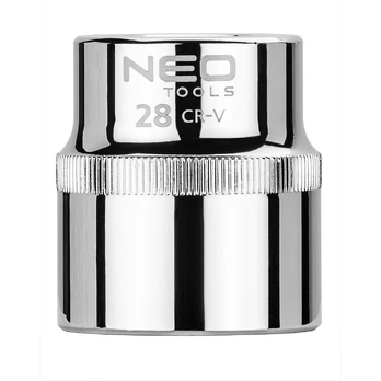 Neo 1/2" 28 mm šešiakampis lizdas (08-028)