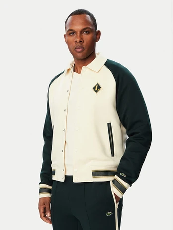 Lacoste Bomber striukė BH8614 Smėlio Regular Fit