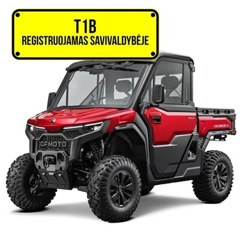 Bagis CFMOTO U10 PRO HIGHLAND EPS T1 (mini traktorius) (Raudona)