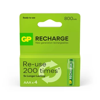 Įkraunamas elementas GP GPRHC083L001, AAA, 800 mAh, 4 vnt.